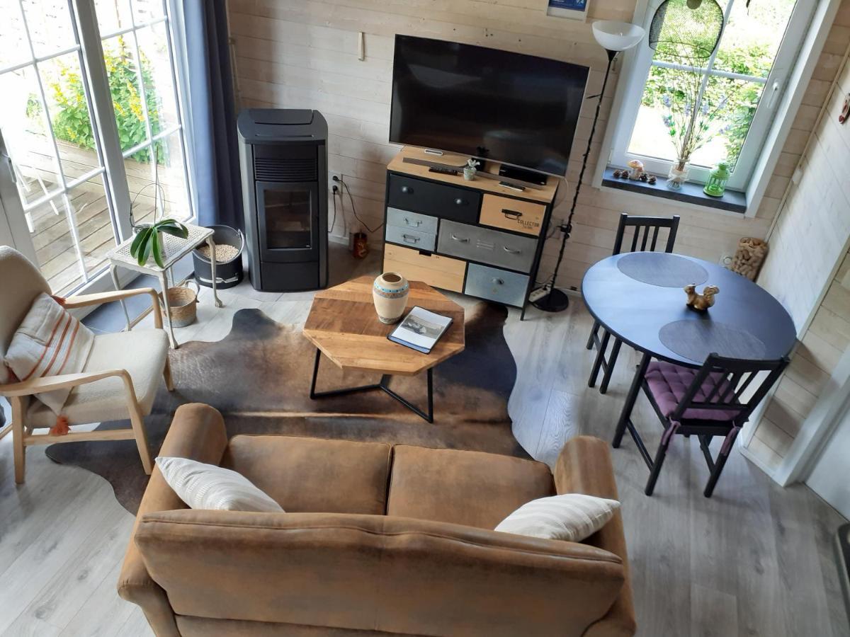 Les Moineaux Du Lileau Villa Marchin Bagian luar foto